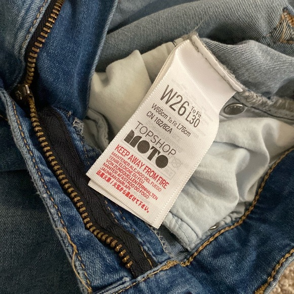 Topshop Jegging jean Moto W26 size - Picture 3 of 4